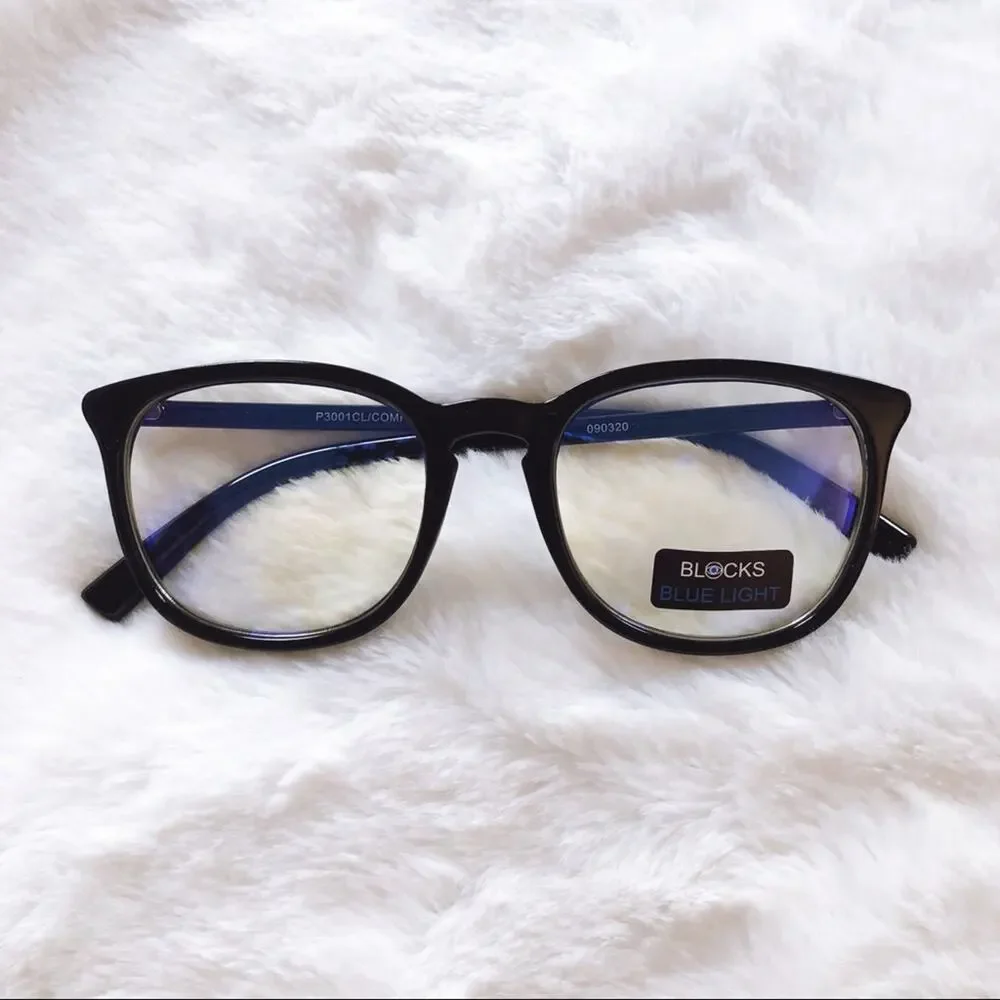 Sienna Black Computer Blue Light Glasses